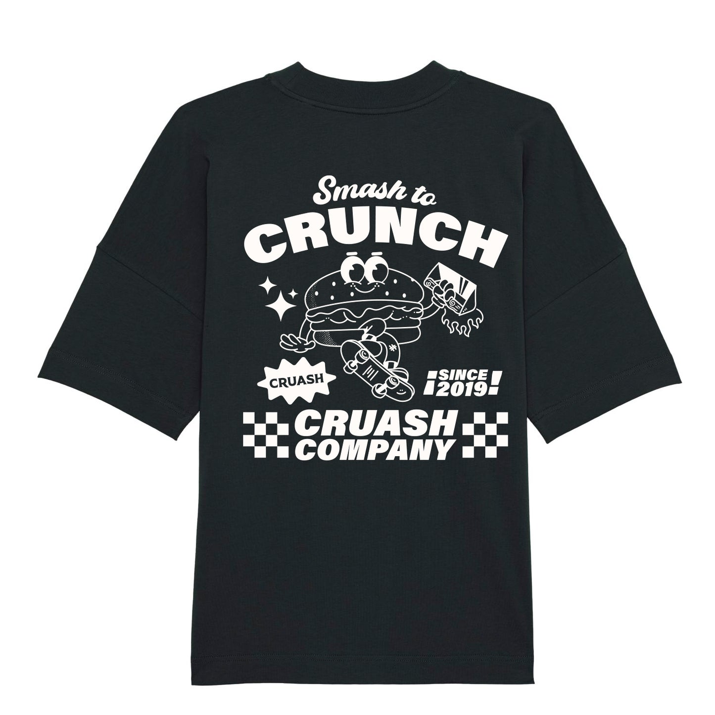 Oversized "Smash To Crunch" T-shirt