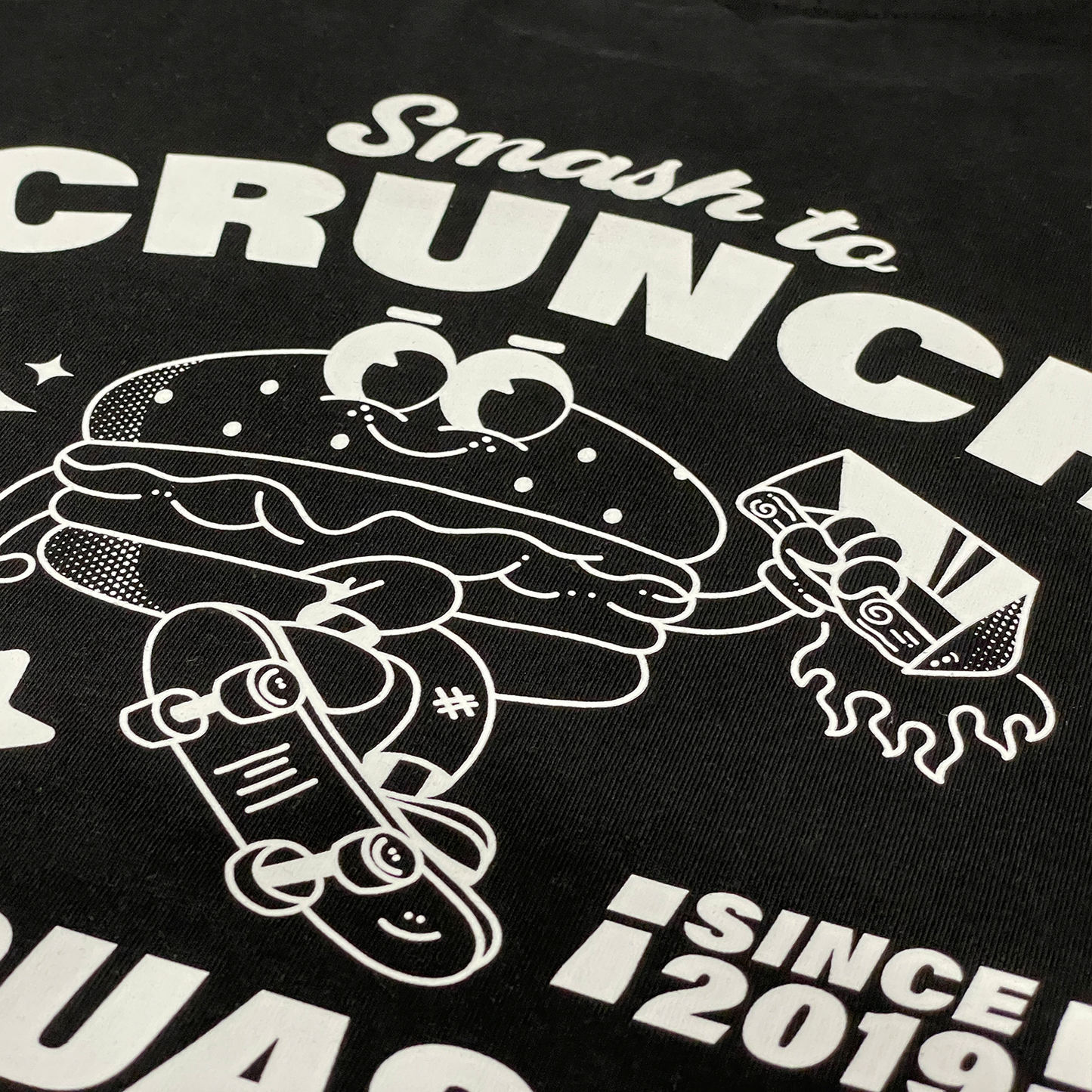 Oversized "Smash To Crunch" T-shirt